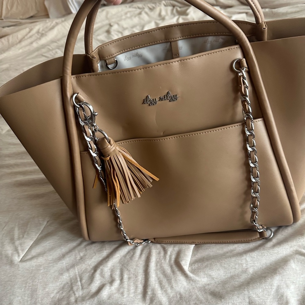 Stylish Tan Kids Accessory Bag